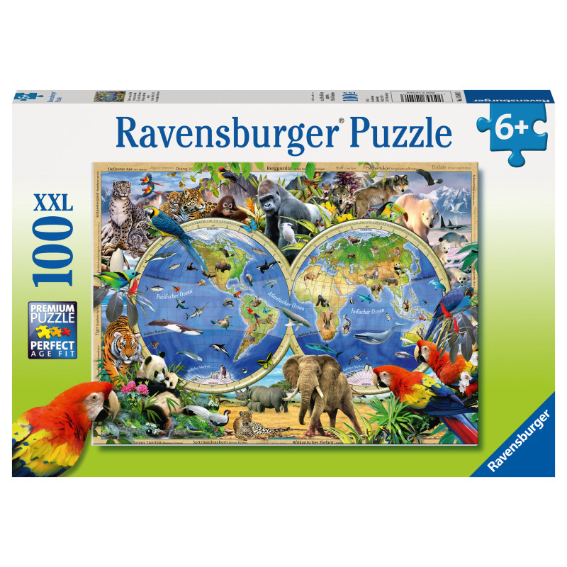 Ravensburger Puzzle 100 pc Animals of the World