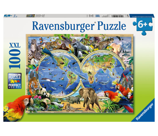 Ravensburger Puzzle 100 pc Animals of the World