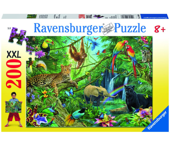 Ravensburger Puzzle 200 pc Animals in the Jungle