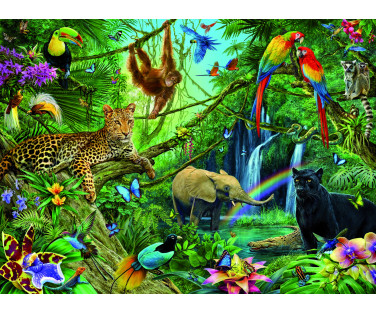 Ravensburger Puzzle 200 pc Animals in the Jungle