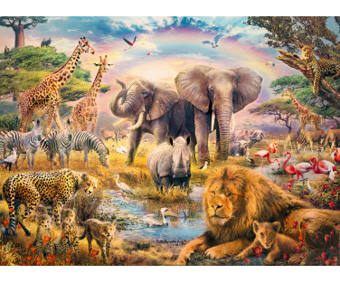 Ravensburger Puzzle 100 pc Primitive Nature