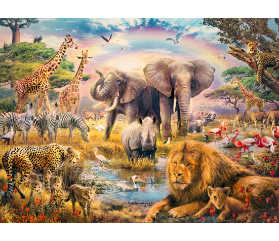 Ravensburger Puzzle 100 pc Primitive Nature