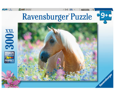 Ravensburger pusle 300 tk Hobune lilledes