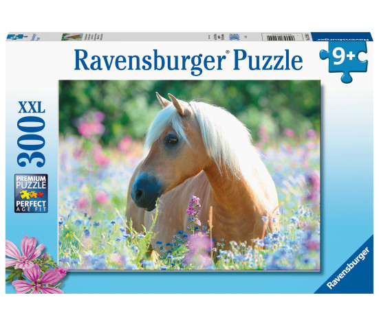 Ravensburger pusle 300 tk Hobune lilledes