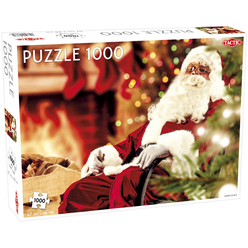 Tactic puzzle 1000 pc Santa Claus in a Rocking Chair