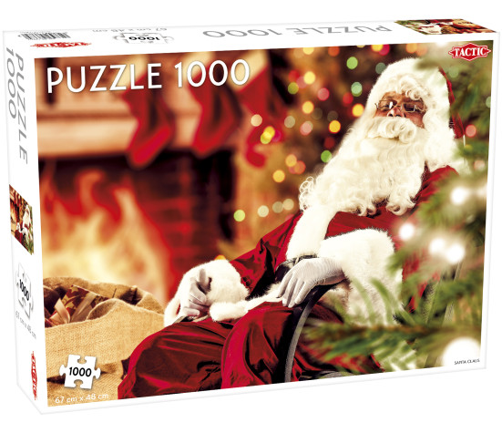 Tactic puzzle 1000 pc Santa Claus in a Rocking Chair