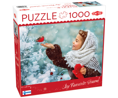 Tactic puzzle 1000 pc Girl with Red Paws