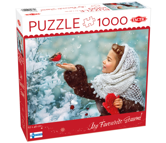 Tactic puzzle 1000 pc Girl with Red Paws