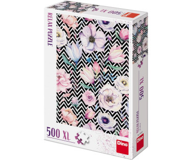 Dino Puzzle 500 pc Flowers