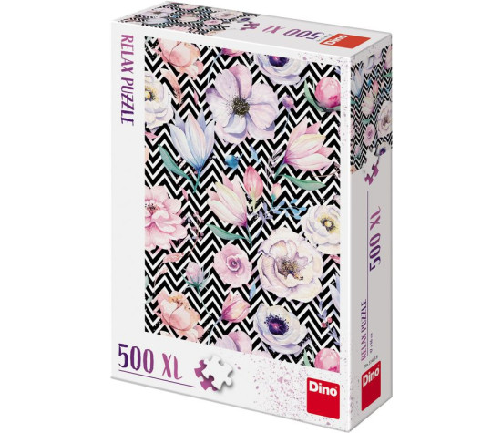 Dino Puzzle 500 pc Flowers