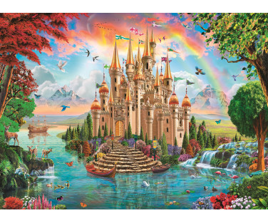 Ravensburger puzzle 100 pc Rainbow castle