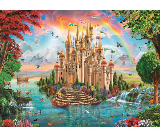 Ravensburger puzzle 100 pc Rainbow castle