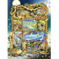 Ravensburger puzzle 200 pc Reptiles on a Picture Frame