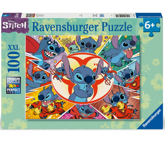 Ravensburger puzzle 100 pc Stitch's Many Faces