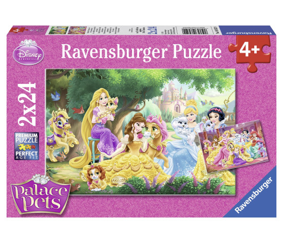 Ravensburger Puzzle 2x24 pc Princesses' Best Friends