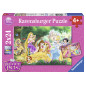 Ravensburger Puzzle 2x24 pc Princesses' Best Friends