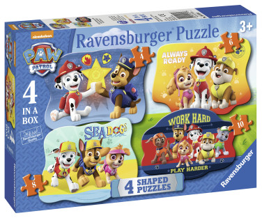 Ravensburger pusle 4-6-8-10 tk Patrullkoerad