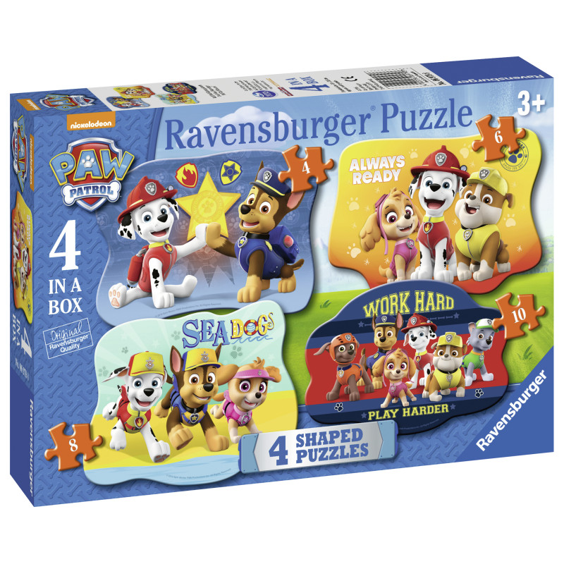 Ravensburger pusle 4-6-8-10 tk