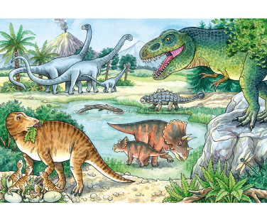 Ravensburger Puzzle 2x24 pc Dinosaurs