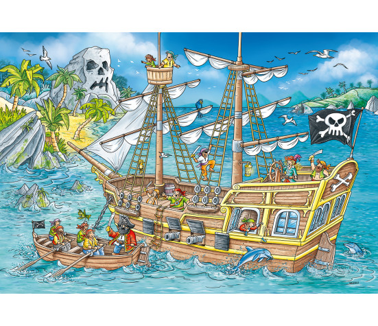 Ravensburger Puzzle 2x24 pc Pirates