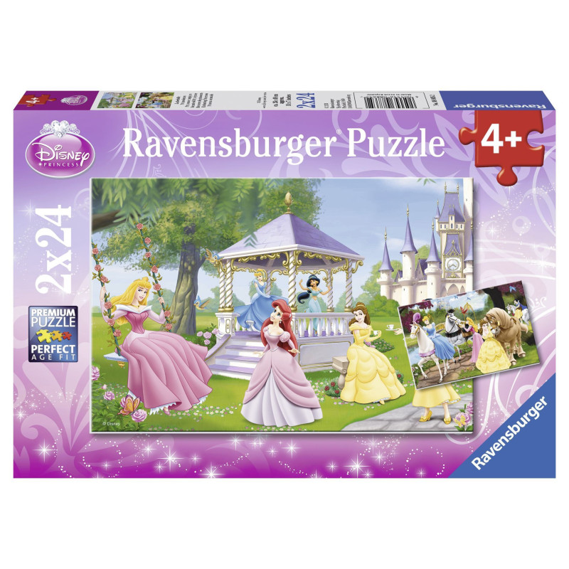 Ravensburger pusle 2x24 tk Disney Printsess