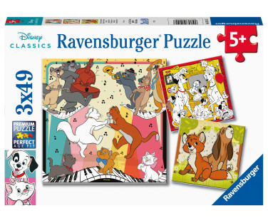 Ravensburger pusle 3x49 tk Disney tegelased