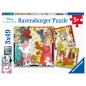 Ravensburger pusle 3x49 tk Disney tegelased