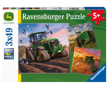 Ravensburger pusle 3x49 tk John Deere hooaeg