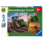 Ravensburger pusle 3x49 tk John Deere hooaeg