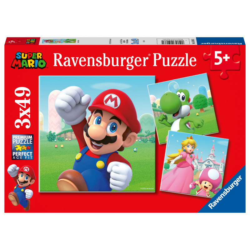 Ravensburger Puzzle 3x49 pc Super Mario