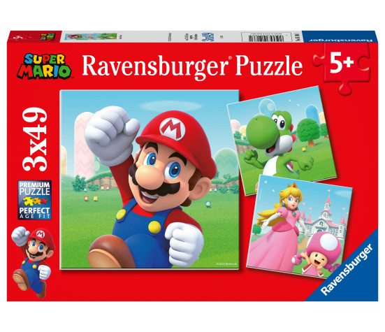 Ravensburger Puzzle 3x49 pc Super Mario