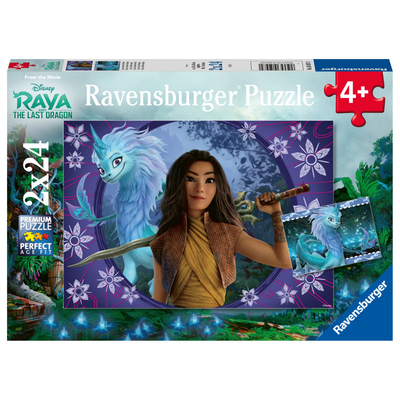 Ravensburger pusle 2x24 Raya ja viimane draakon