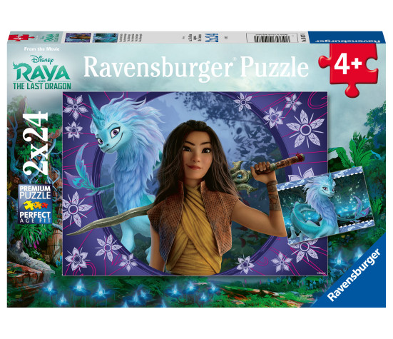 Ravensburger Puzzle 2x24 pc Raya and the Last Dragon