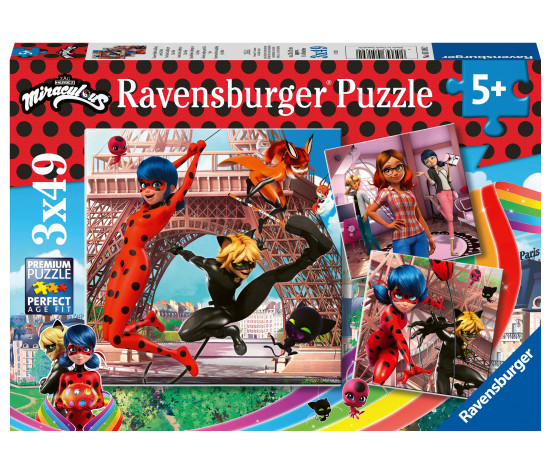 Ravensburger Puzzle 3x49 pc Miraculous