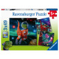 Ravensburger pusle 3x49 tk Dinosauruste maailm