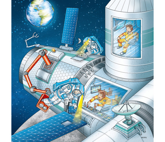 Ravensburger Puzzle 3x49 pc Space Mission