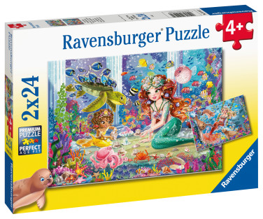 Ravensburger Puzzle 2x24 pc Mermaids