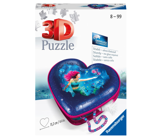 Ravensburger 3D Puzzle Heart Box Mermaids