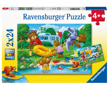 Ravensburger pusle 2x24 tk Karude puhkus