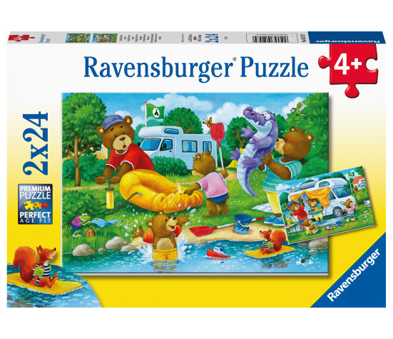 Ravensburger Puzzle 2x24 pc Bears Vacation