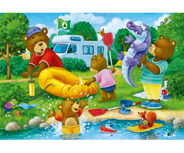 Ravensburger Puzzle 2x24 pc Bears Vacation