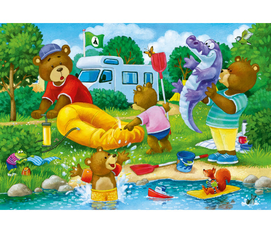 Ravensburger Puzzle 2x24 pc Bears Vacation