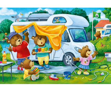 Ravensburger Puzzle 2x24 pc Bears Vacation