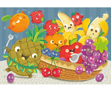 Ravensburger Puzzle 2x24 pc Fresh Fruits and Vegetables