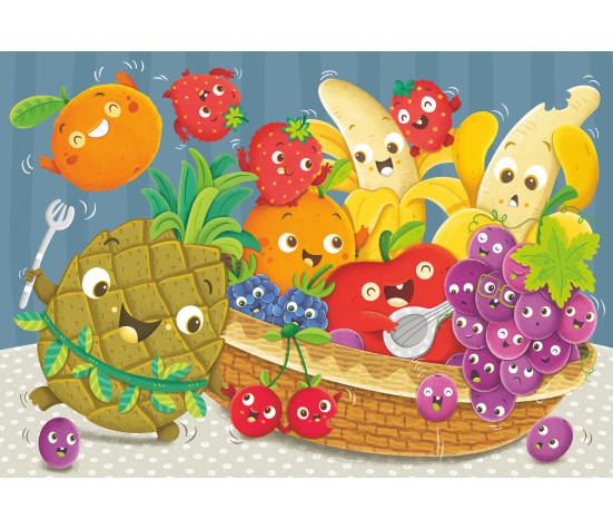 Ravensburger Puzzle 2x24 pc Fresh Fruits and Vegetables