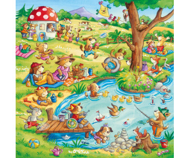 Ravensburger Puzzle 3x49 pc Holidays in the Countryside