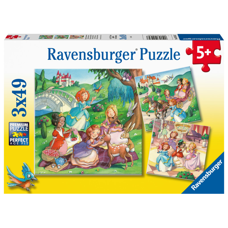 Ravensburger pusle 3x49 tk Väike printsess