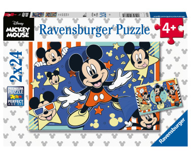 Ravensburger Puzzle 2x24 pc Mickey Mouse