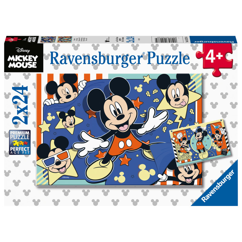 Ravensburger pusle 2x24 tk Mickey Mouse