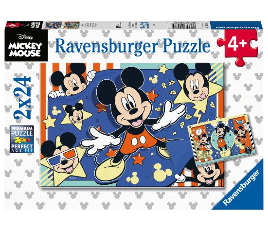 Ravensburger Puzzle 2x24 pc Mickey Mouse